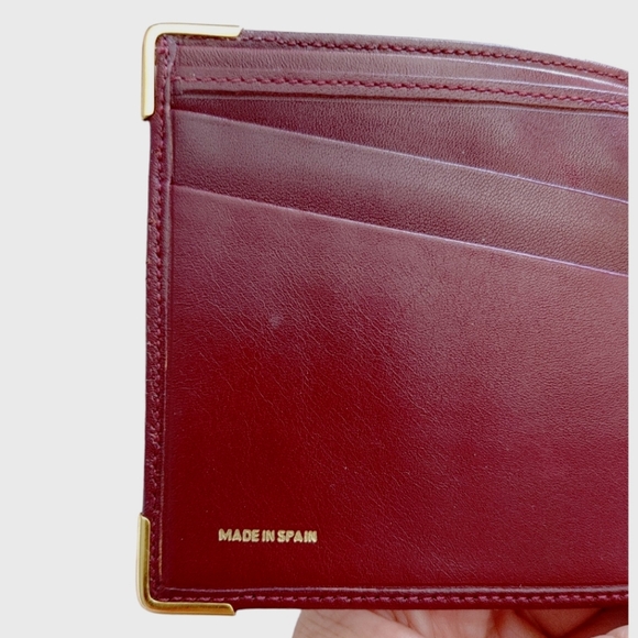 Vintage Givenchy Bordeaux Smooth Leather Bi-Fold Wallet - Picture 10 of 16